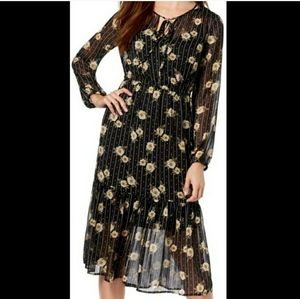 Small Maison Jules Floral Midi Dress